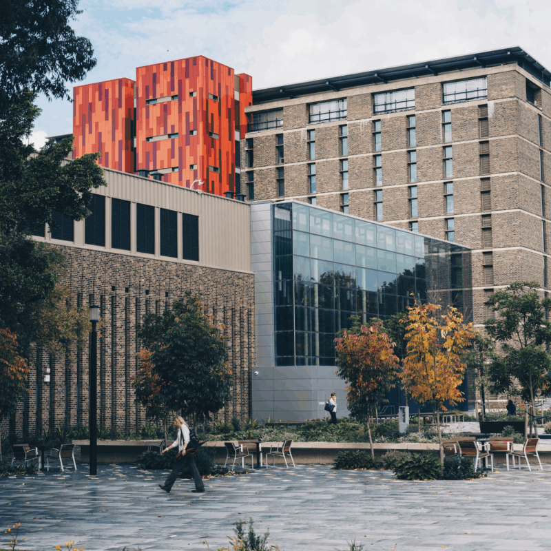 Buildings at Macquarie University campus.